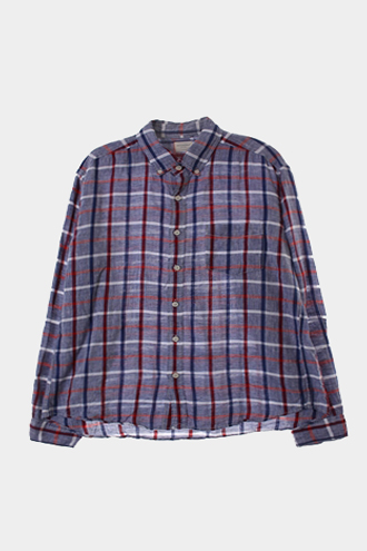 BACK NUMBER 셔츠 - linen 100% blend[MAN L]