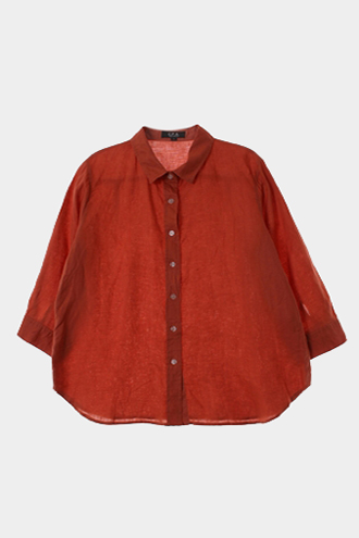 C.P.A. 7부 셔츠 - linen 100% blend[WOMAN 77]