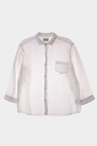 URBAN RESEARCH 7부 셔츠 - linen 100% blend[MAN M]
