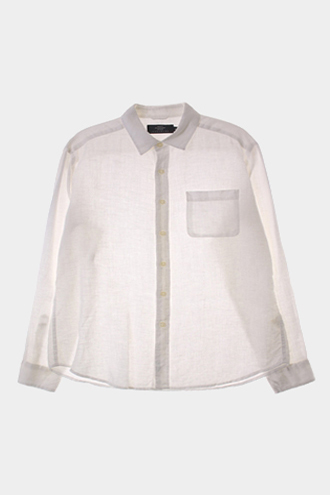 RAGEBLUE 셔츠 - linen 100% blend[MAN M]