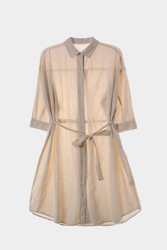 GU DRESS - linen blend[WOMAN 66]